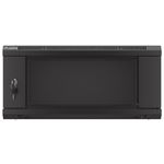 Armario Rack mural 19" 4U F450 600x450x277mm pared desmontado DIY negro Lanberg - WK31300 - 08