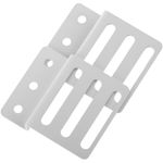 Kit montaje de regleta rack 19” de fijación vertical en armario de transporte blanco - WM07200 - 08