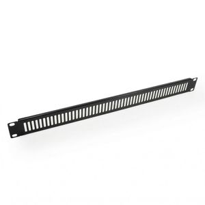 Panel de rejilla de 1U para armario rack 19" Tapa de ventilación negra