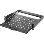 Bandeja telescópica para rack de 2U fondo 350mm con fijación frontal - RZ03300 - 01