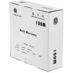 Bobina de cable de red ethernet Cat. 6 UTP CCA de 100 m rígido de color blanco - LQ05300 - 03