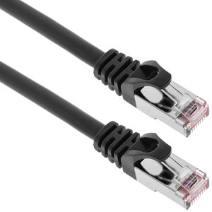 Cable de red ethernet Cat. 6a FTP de 0,5 m de color negro