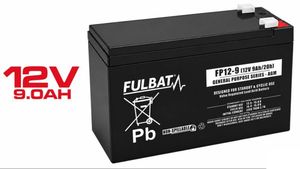 Batería Plomo-Ácido 12V 9Ah