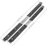 Guías laterales telescópicas de 600 mm extensibles para caja rack 19" IPC - RZ06700 - 02