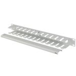 Panel guíacables blanco para armario rack 19" 1U para gestión de cables 70mm - RM03800 - 02