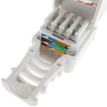 Conector UTP Cat.6 RJ45 macho con crimpado automático - RH01000 - 04