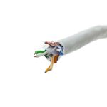 Bobina de cable de red ethernet Cat. 6a FTP de 305 m rígido de color gris - LM03600 - 05