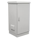 Armario rack 19" para exterior IP55 de 22U en acero inoxidable blanco MobiRack GO 600x600x1070 mm - WX17600 - 01