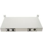 Patch Panel de fibra óptica 1U beige de 12 SC duplex - FQ01300 - 06