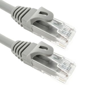 Cable de red ethernet Cat. 6a UTP de 2 m de color gris