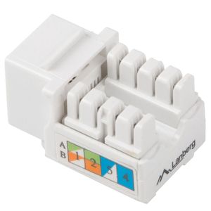 Keystone RJ45 de Lanberg Cat.5E UTP hembra 90 grados
