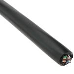Bobina de cable de red ethernet Cat. 6 FTP de 305 m rígido de color negro para exterior - LM09200 - 04