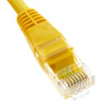 Cable de red ethernet Cat. 6 UTP de 1 m de color amarillo - RJ03300 - 02
