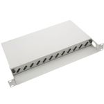 Patch Panel de fibra óptica 1U beige de 12 SC duplex - FQ01300 - 01