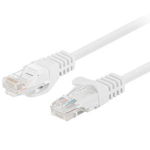 Cable de red ethernet Cat. 6 UTP de 0,25 m de color blanco PCU6-10CC-0025-W
