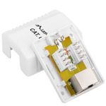 Roseta de superficie Lanberg con 1 x RJ45 Cat. 6 FTP - RI14400 - 02
