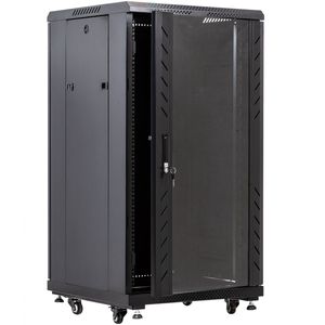 Armario rack 19" de pie 22U 600x800x1160mm negro MobiRack GO montado