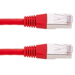 Cable de red ethernet Cat. 6 FTP de 1 m de color rojo - RU00300 - 04