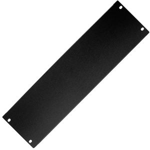 Panel ciego de 3U para armario rack 19" Tapa negra