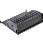 Estantería para armario rack 19" con 12 divisiones para ordenador portátil o tablet 360 mm - RB02300 - 05