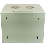 Armario rack 19" mural de 9U blanco SOHOrack 540x450x448 mm - WQ01300 - 03