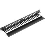 Panel guíacables para armario rack 19" 1U para gestión de cables 45mm - RM03300 - 02