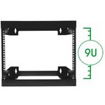 Armario rack 19" mural SOHORack Open 9U - WN02200 - 03