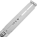 Guías laterales telescópicas de 500 mm extensibles para caja rack 19" IPC, Color plateado - RZ05800 - 04