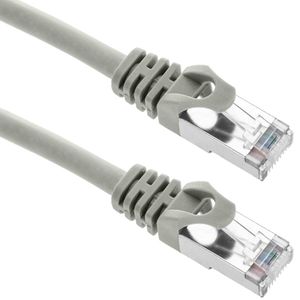 Cable de red ethernet Cat. 6a STP de 1 m de color gris