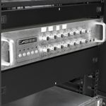 Panel ciego de 2U para armario rack 19" Tapa metal negra a presión - RM07600 - 03