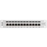Patch panel 10" blanco de 12 RJ45 Cat.5E FTP 1U Lanberg PPF5-9012-S - RD10300 - 02