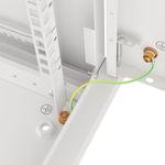 Armario Rack mural 19" 9U F600 600x600x512mm pared desmontado DIY blanco Lanberg - WK36900 - 06
