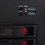 Caja rack 19" IPC ATX 4U 5x3.5" fondo 320mm - CK06500 - 05