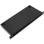 Patch Panel de fibra óptica 1U negro de 24 SC duplex - FQ01400 - 01