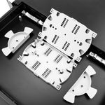 Patch Panel de fibra óptica 1U negro extraíble de 12 SC - FQ02100 - 04