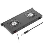 Kit de ventilación con termostato para armario rack 19" de 2 ventiladores de 120mm - RK07200 - 03