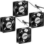 Ventiladores de techo para armario rack 19" de 4 x 120mm 220VAC - RK05500 - 03