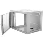 Armario rack mural 19'' 6U 600x450x372 mm de pared SOHORack de RackMatic de color blanco RAL 9035 - WR41200 - 03