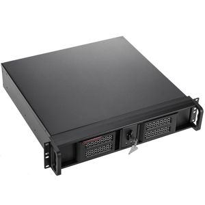 Caja rack 19" IPC Micro-ATX Mini-ITX 2U 3x3.5" 1x5.25" profundidad 424 mm