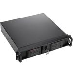 Caja rack 19" IPC Micro-ATX Mini-ITX 2U 3x3.5" 1x5.25" profundidad 424 mm - CK01200 - 01