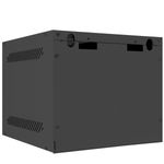Armario Rack mural 10" 4U F310 280x310x247mm pared desmontado DIY negro Lanberg - TR18500 - 06