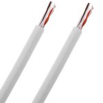 Bobina de cable de red ethernet Cat. 6 UTP de 45 m rígido de color blanco para exterior - S122500 - 06