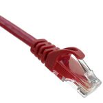 Cable de red ethernet Cat. 6a UTP de 0,5 m de color rojo - LJ00200 - 06
