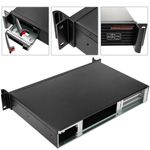Caja rack 19" IPC mini-ITX 1.5U 2x3.5" o 2x2.5" profundidad 280 mm - CK00800 - 02