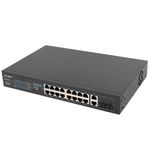 Switch Lanberg RSFE-16P-2C-150 100Mbps para rack de 19” de 18 puertos (16 POE y 2 Gigabit) - RA10100 - 06