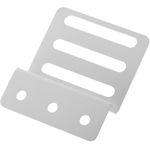 Kit montaje de regleta rack 19” de fijación vertical en armario de transporte blanco - WM07200 - 04