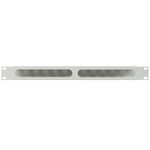Panel guíacables blanco para armario rack 19" 1U para gestión de cables 70mm - RM03800 - 05
