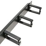 Panel guíacables para armario rack 19" 1U con 5 anillas para gestión de cables - RP09200 - 07
