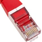 Cable de red ethernet Cat. 6 FTP de 0,25 m de color rojo - RU00100 - 02