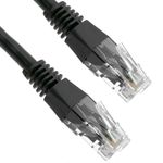Cable de red ethernet Cat. 6 UTP de 1 m de color negro - RJ04300 - 01